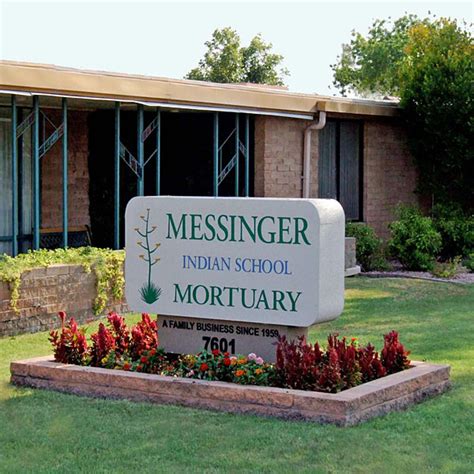 messinger indian school mortuary az